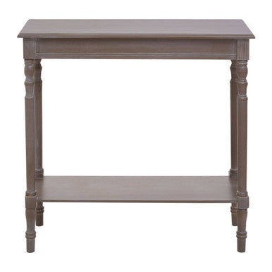 Orsina Heritage Slim Console Table – Natural Wood Hallway Furniture