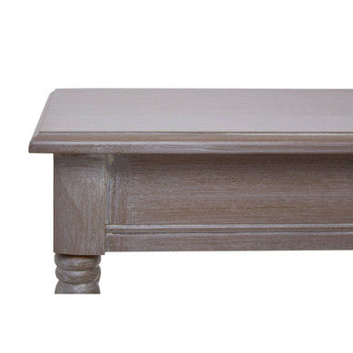 Orsina Heritage Slim Console Table – Natural Wood Hallway Furniture
