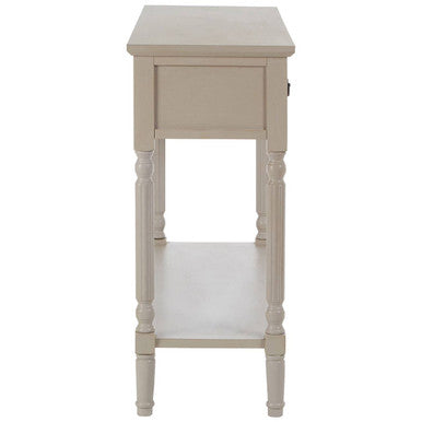 Orsina Heritage 3-Drawer Console Table – Grey Wood Entryway Storage