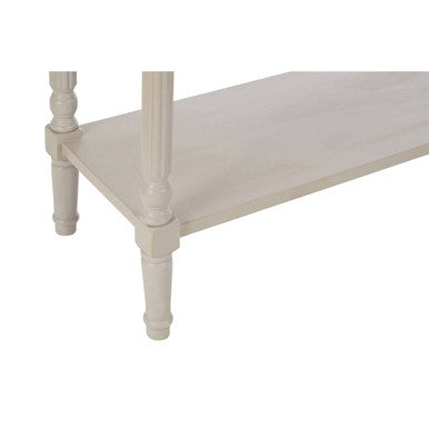 Orsina Heritage 3-Drawer Console Table – Grey Wood Entryway Storage
