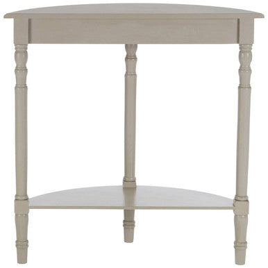 Orsina Heritage Half Moon Console Table – Grey Putty Pine Wood