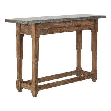 Orsina Elementary Console Table – Antique Wood Finish Entryway Desk