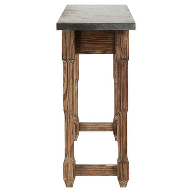Orsina Elementary Console Table – Antique Wood Finish Entryway Desk