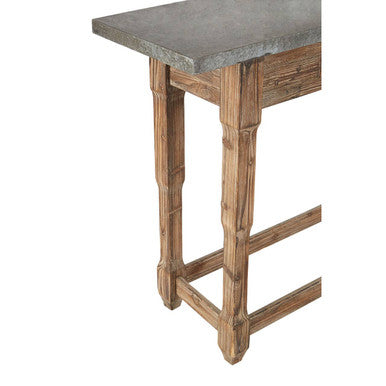 Orsina Elementary Console Table – Antique Wood Finish Entryway Desk