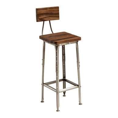 Orsina Apex Industrial Bar Chair – Modern Loft Kitchen Island Seating