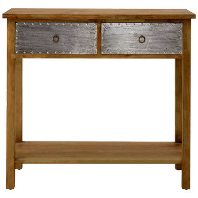 Orsina Shoreditch Console Table – Engineered Wood with 2 Drawers
