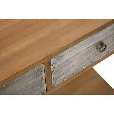 Orsina Shoreditch Console Table – Engineered Wood with 2 Drawers