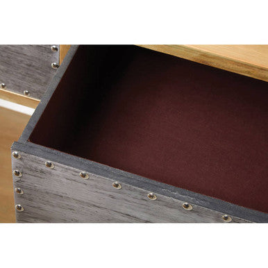 Orsina Shoreditch Console Table – Engineered Wood with 2 Drawers