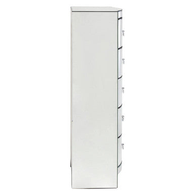 Orsina Verona Curved Tall Boy Drawers – 5-Drawer Modern Storage