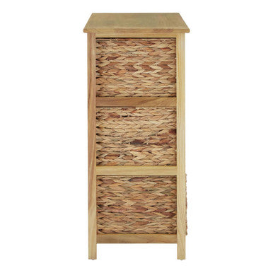 Orsina Padstow Storage Unit | 6 Water Hyacinth Woven Drawers