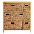 Orsina Padstow Storage Unit | 6 Water Hyacinth Woven Drawers