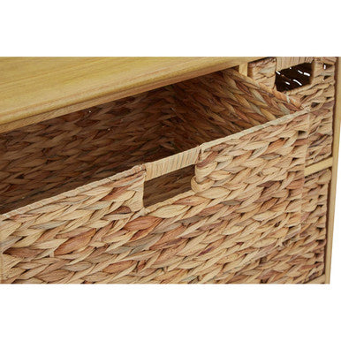 Orsina Padstow Storage Unit | 6 Water Hyacinth Woven Drawers