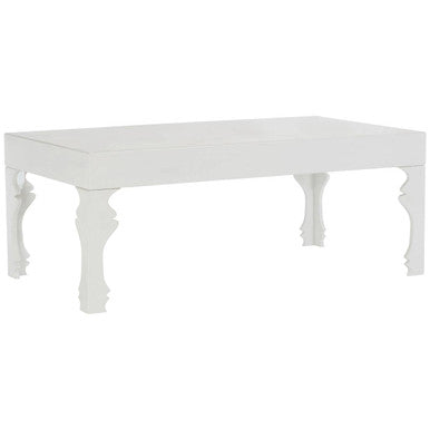 Orsina Luis White High Gloss Coffee Table – Modern Rectangular Wood