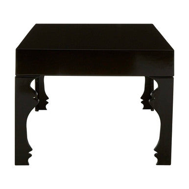 Orsina Luis Black High Gloss Coffee Table – Rectangular Wooden Design