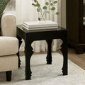 Orsina Luis Black High Gloss Side Table – Modern MDF End Table