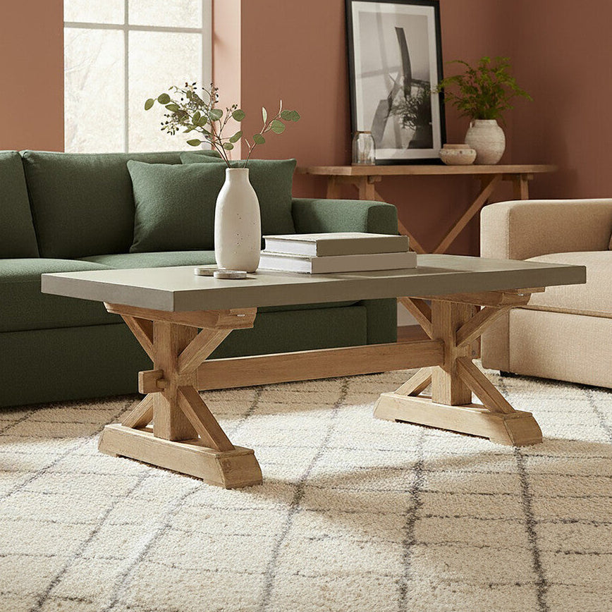 Orsina Pompeii Wooden Coffee Table – Modern Living Room Furniture
