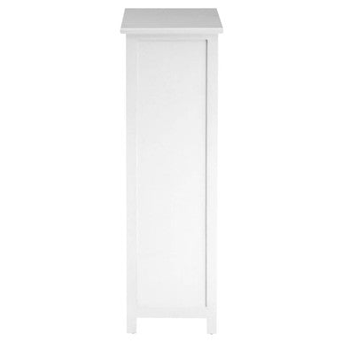 Orsina New England White 5-Drawer Chest – Coastal MDF Bedroom Dresser