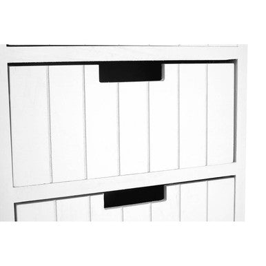 Orsina New England White 5-Drawer Chest – Coastal MDF Bedroom Dresser