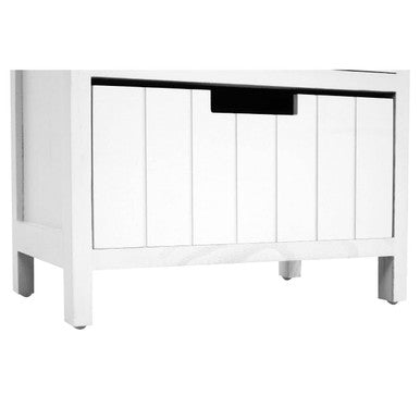 Orsina New England White 5-Drawer Chest – Coastal MDF Bedroom Dresser