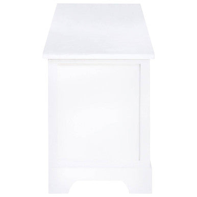 Orsina New England White Storage Bench | 4 Drawer Coastal Entryway Seat