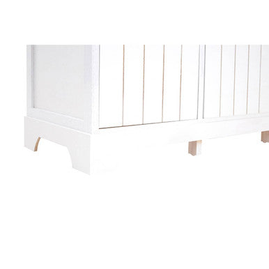 Orsina New England White Storage Bench | 4 Drawer Coastal Entryway Seat