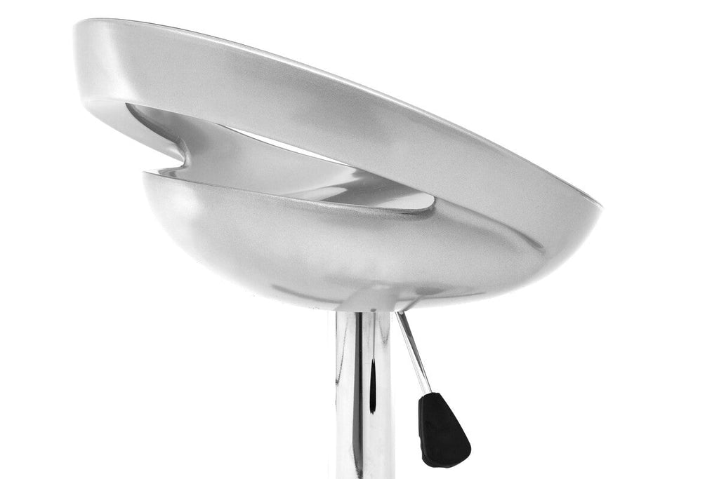 Orsina Seleno Silver ABS Bar Stool – Modern Kitchen Breakfast Seating