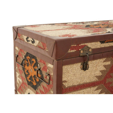 Orsina Multi Print Storage Trunks – Set of 2 Patterned Nesting Boxes
