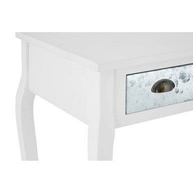 Orsina Weymouth White Pinewood Console Table with 3 Mixed Drawers