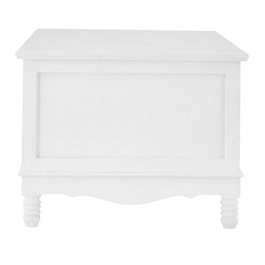Orsina Weymouth Coffee Table | White 3-Drawer Coastal Wood Table