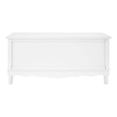 Orsina Weymouth Coffee Table | White 3-Drawer Coastal Wood Table