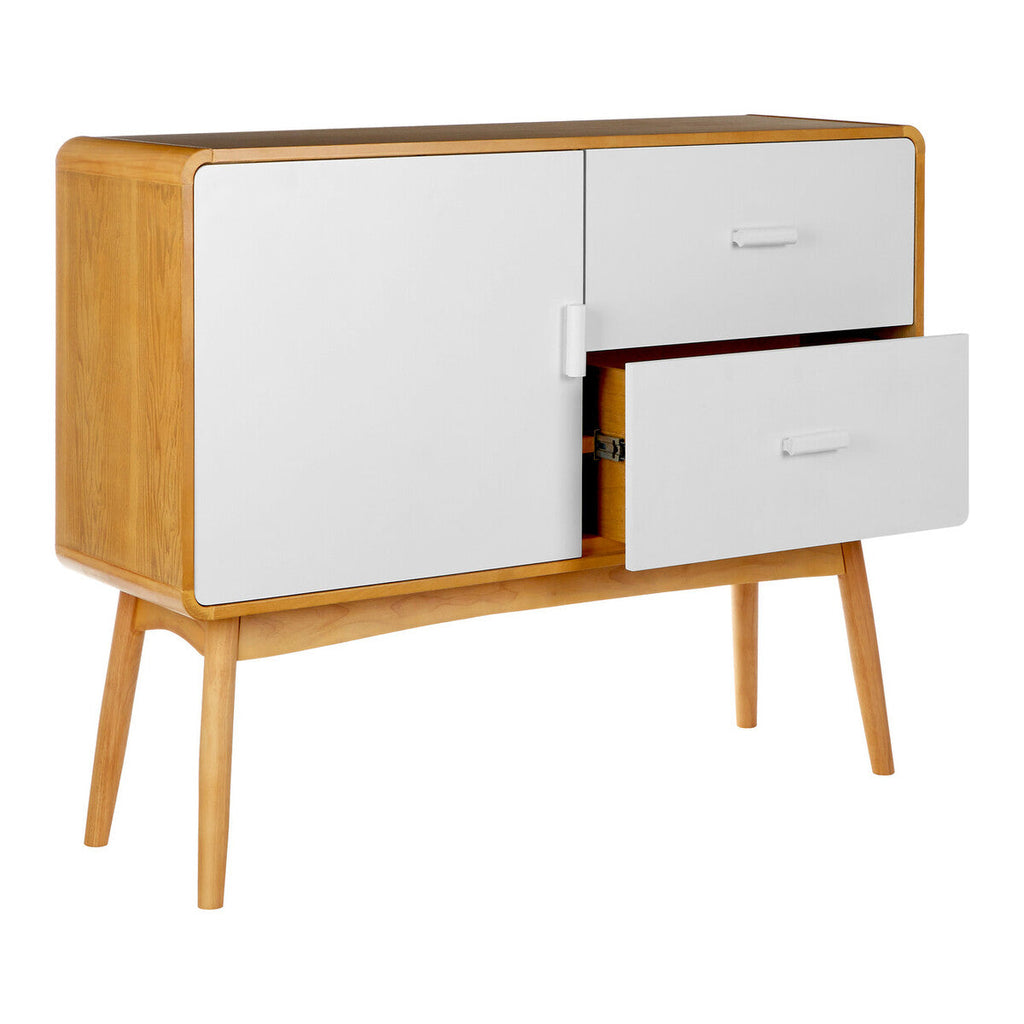 Orsina Malmo Scandinavian Sideboard – White 1 Door 2 Drawer Credenza