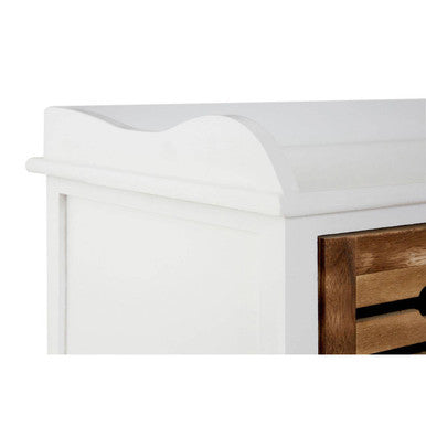 Orsina Portsmouth 3-Drawer Chest – Coastal White & Natural Wood