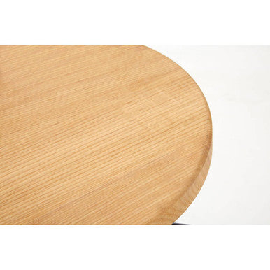Orsina New Foundry Ash Wood Bar Stool | Adjustable Industrial Seat