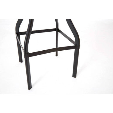 Orsina New Foundry Black Metal Bar Stool – Industrial Counter Seating