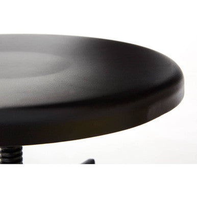 Orsina New Foundry Black Metal Bar Stool – Industrial Counter Seating