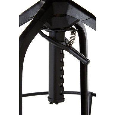 Orsina New Foundry Adjustable Wooden Bar Stool – Industrial Counter Seat