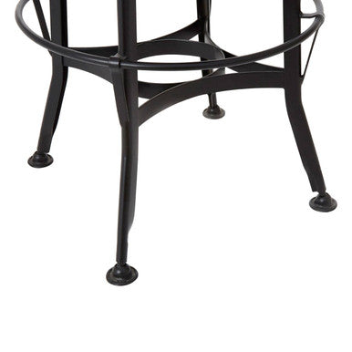 Orsina New Foundry Adjustable Wooden Bar Stool – Industrial Counter Seat