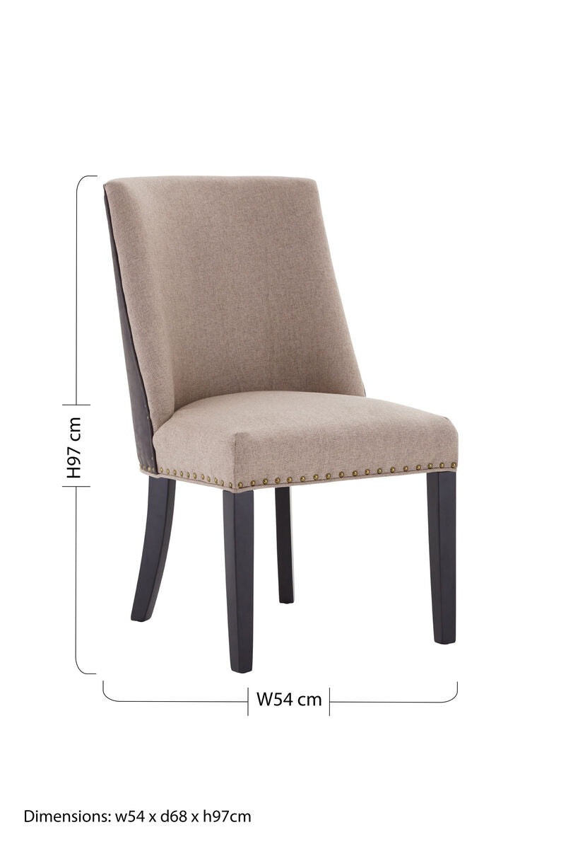 Orsina Rodeo Beige Dining Chair – Modern Upholstered Seating