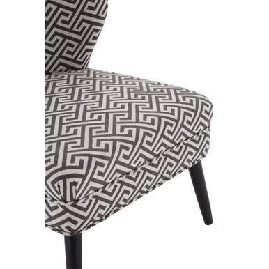 Orsina Regents Park Greek Key Wingback Accent Chair – Birchwood Legs