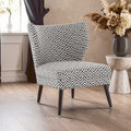Orsina Regents Park Greek Key Wingback Accent Chair – Birchwood Legs