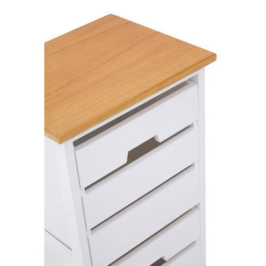 Orsina Newport 2 Drawer Chest – White and Gold Coastal Bedroom Storage