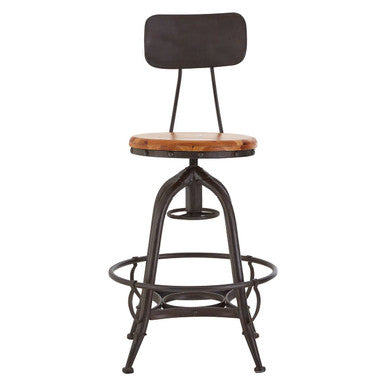 Orsina New Foundry Adjustable Bar Chair – Fir Wood and Metal