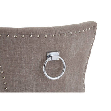 Orsina Regents Park Mink Linen Dining Chair – Modern Upholstered Seat