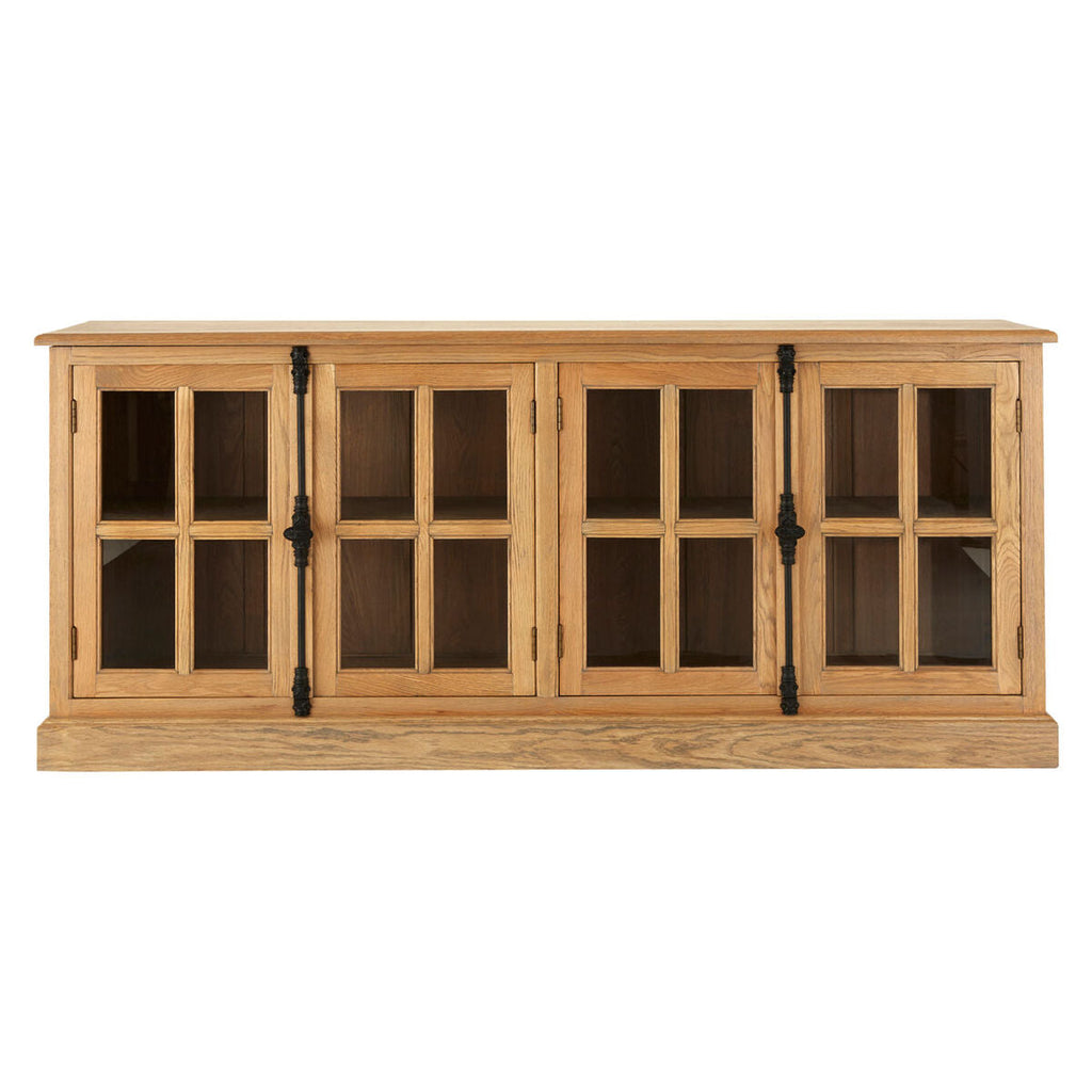 Orsina Lyon Oak Wood Sideboard | Washed Grey Modern Storage