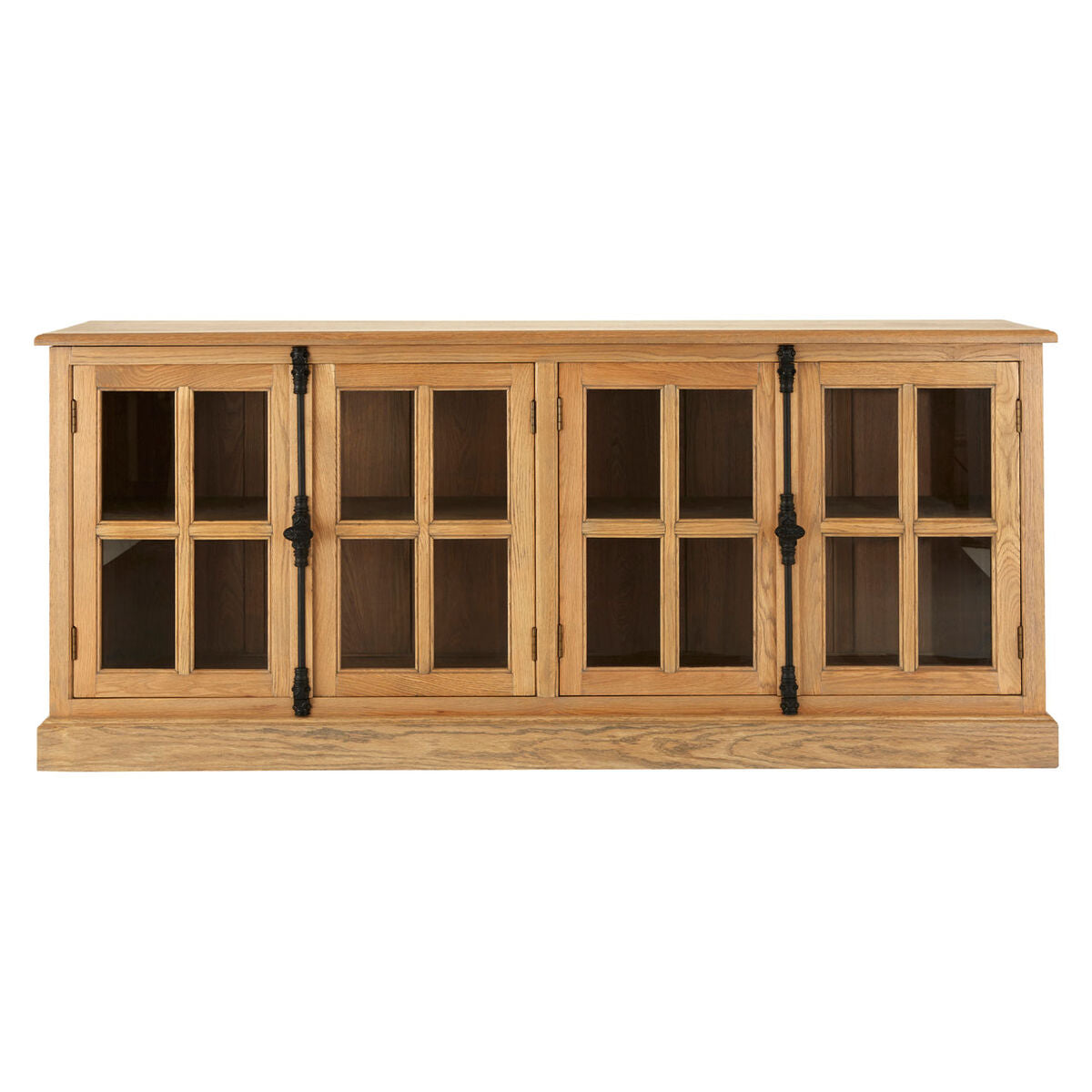 Orsina Lyon Oak Wood Sideboard | Washed Grey Modern Storage