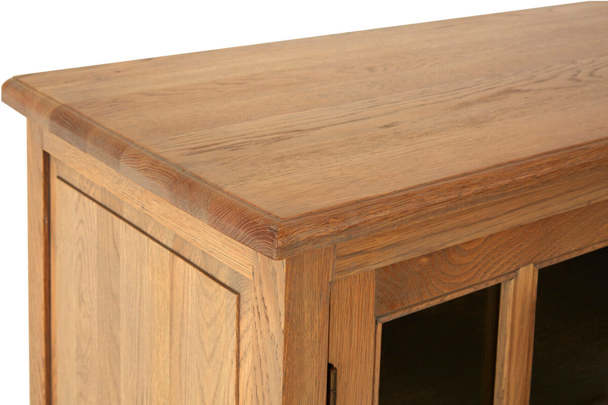 Orsina Lyon Oak Wood Sideboard | Washed Grey Modern Storage