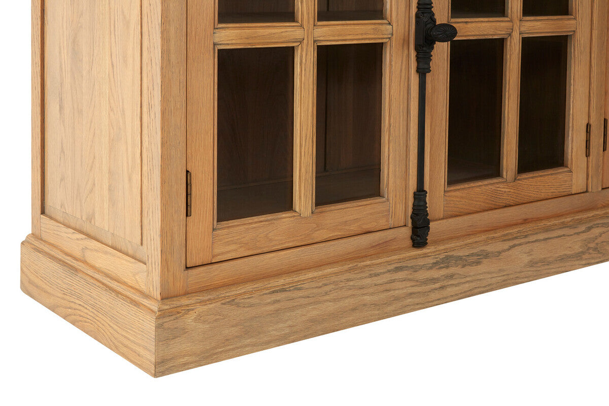 Orsina Lyon Oak Wood Sideboard | Washed Grey Modern Storage
