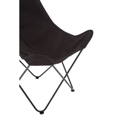 Orsina Papillon Black Butterfly Chair – Modern Sling Accent Lounge Seat