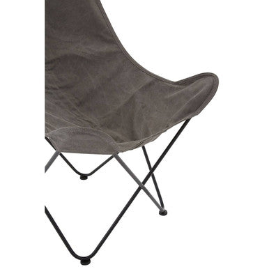 Orsina Papillon Grey Butterfly Chair – Modern Sling Accent Lounge Seating
