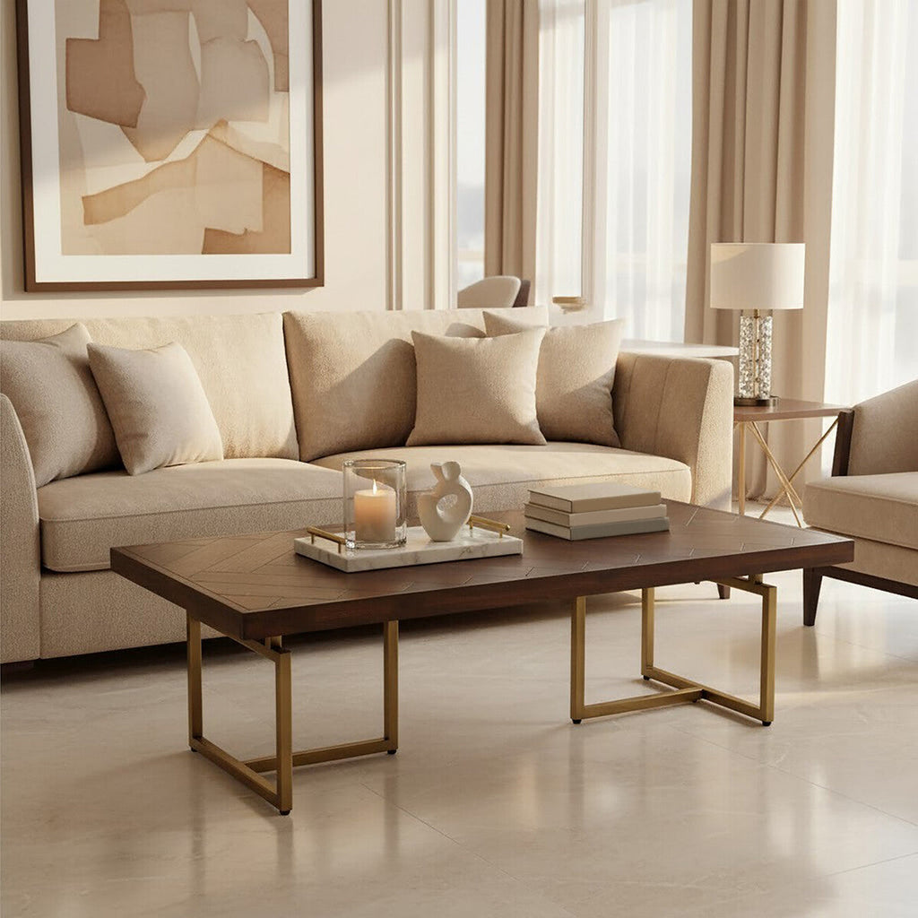 Orsina Brando Acacia Wood Effect Coffee Table – Modern Living Room